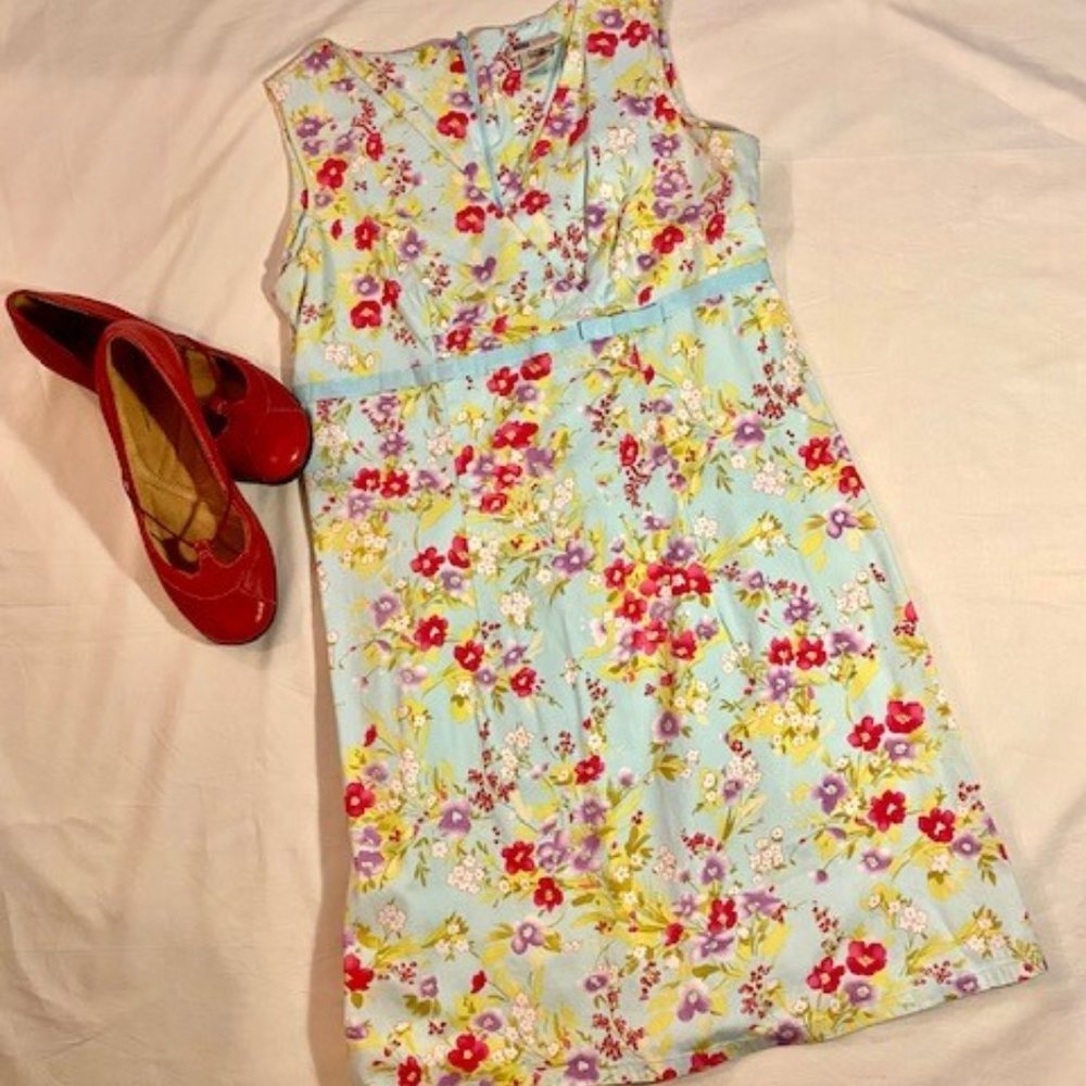 Floral Summer Dress - Size 8